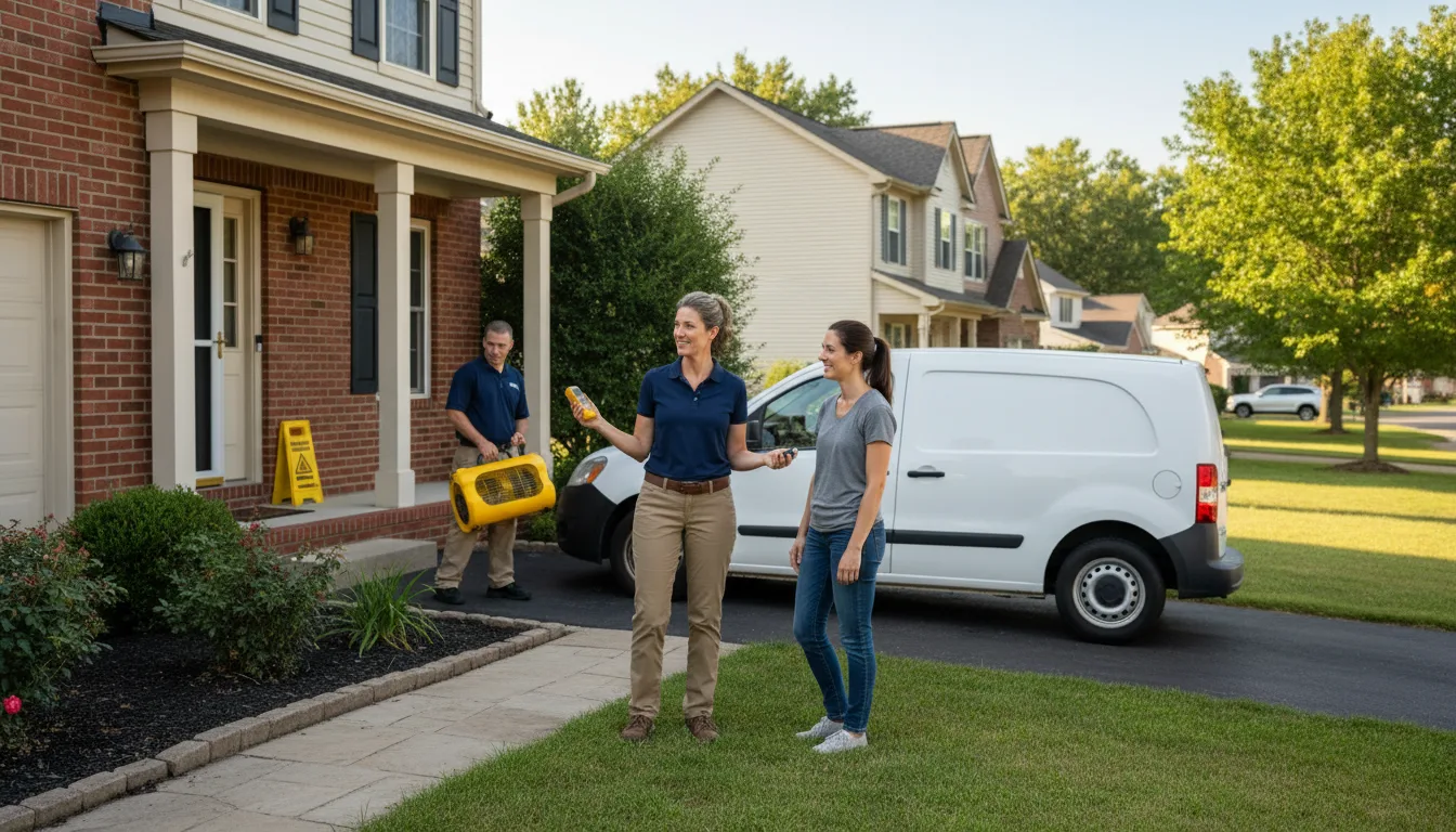 Residential water damage restoration in Saco, MT